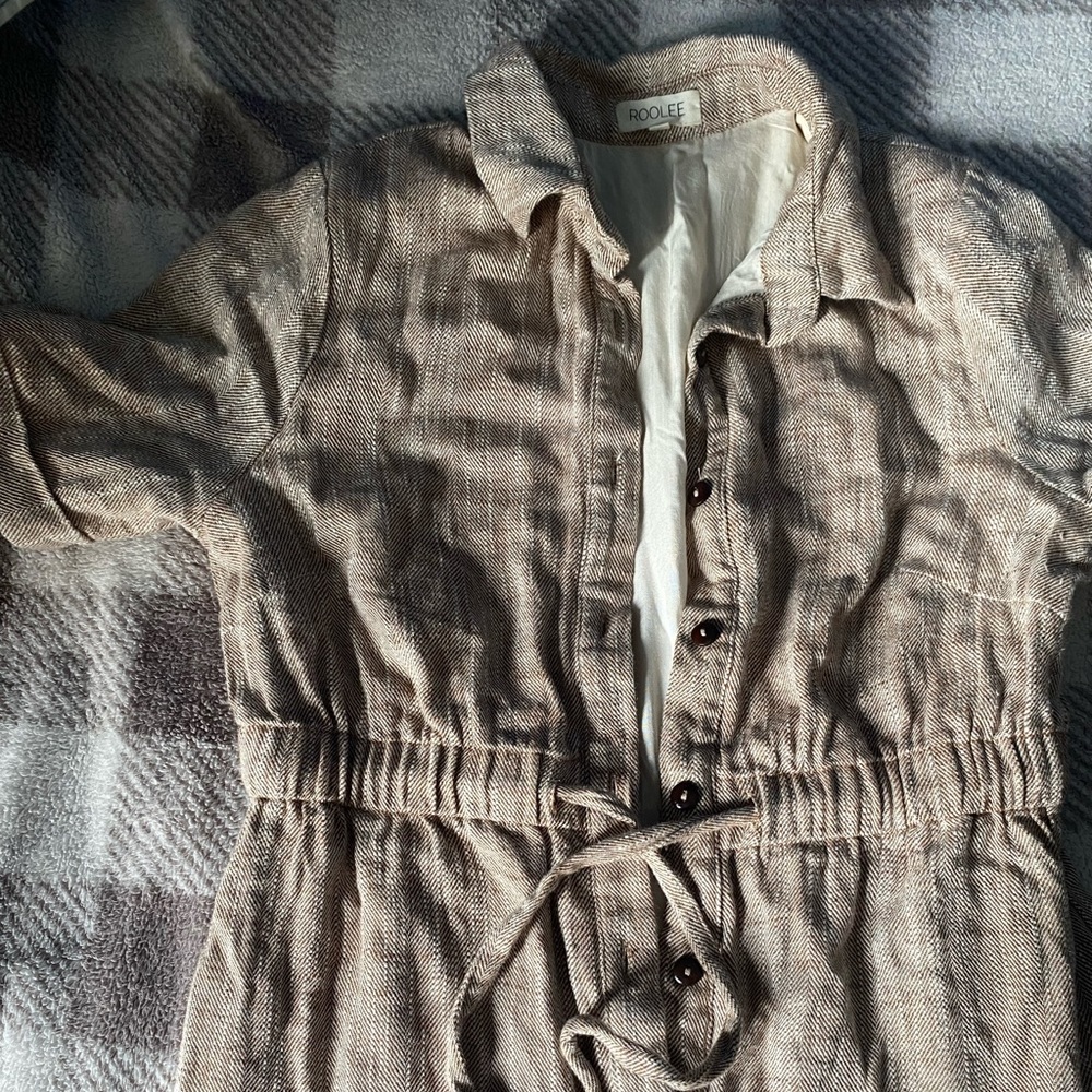 Cotton Linen Blend Dress